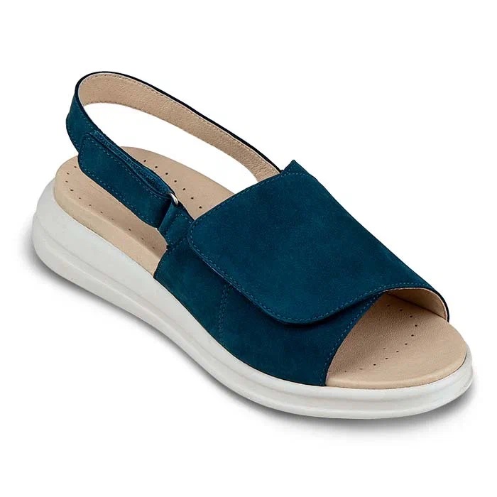 Сандалии ортопедические Dr Thomas женские DTD-253-7 синие.