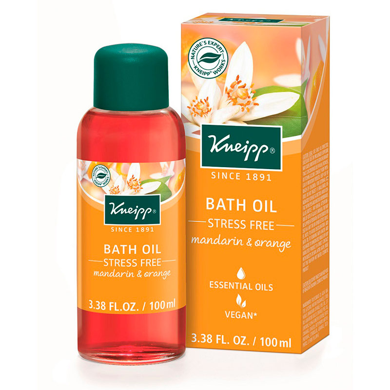 Kneipp Масло для ванн Прощай стресс с мандарином и апельсином 100мл