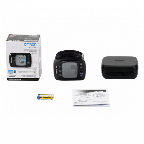 Тонометр Omron RS7 Intelli IT на запястье автоматический с манжетой 13,5-21,5 см. Изображение 3 из 3