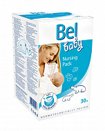 Вкладыши в бюстгальтер Bel Baby Nursing Pads для кормящей матери 30 шт..