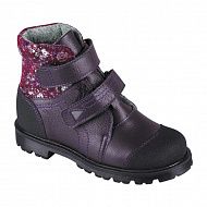Ботинки ортопедические Твики утепленные для девочек TW-412 темно-фиолетовые.