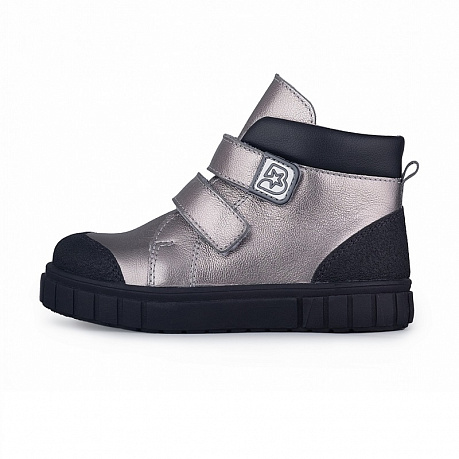 Ботинки Bottilini утепленные для девочек BL-270(55) серебристый/черный. Изображение 4 из 7