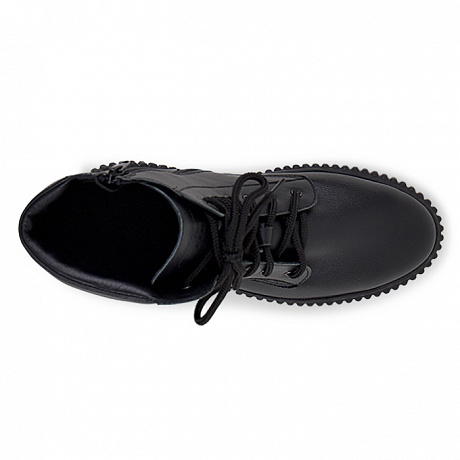 Полусапоги ортопедические Dr Thomas с шерстью женские DTD-615-2 черные. Изображение 5 из 6