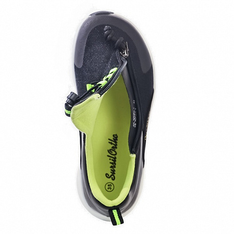 Кроссовки ортопедические Сурсил-Орто для мальчиков OS-253104-2 черный/салатовый. Изображение 5 из 5