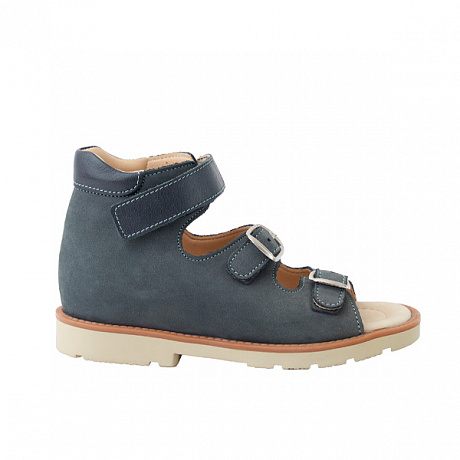 Сандали ортопедические Мега Ортопедик для мальчиков 051 01 34 серые. Изображение 2 из 4