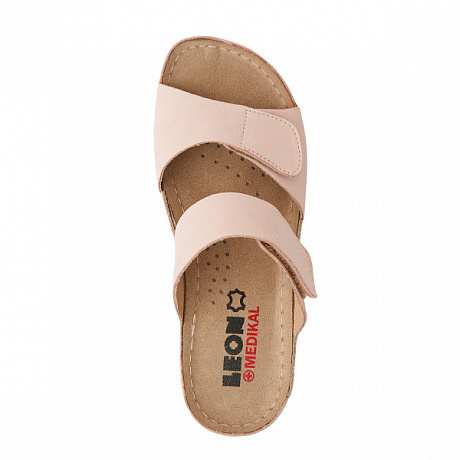 Сабо повседневные Leon medikal женские MED952PU пудровые. Изображение 4 из 4